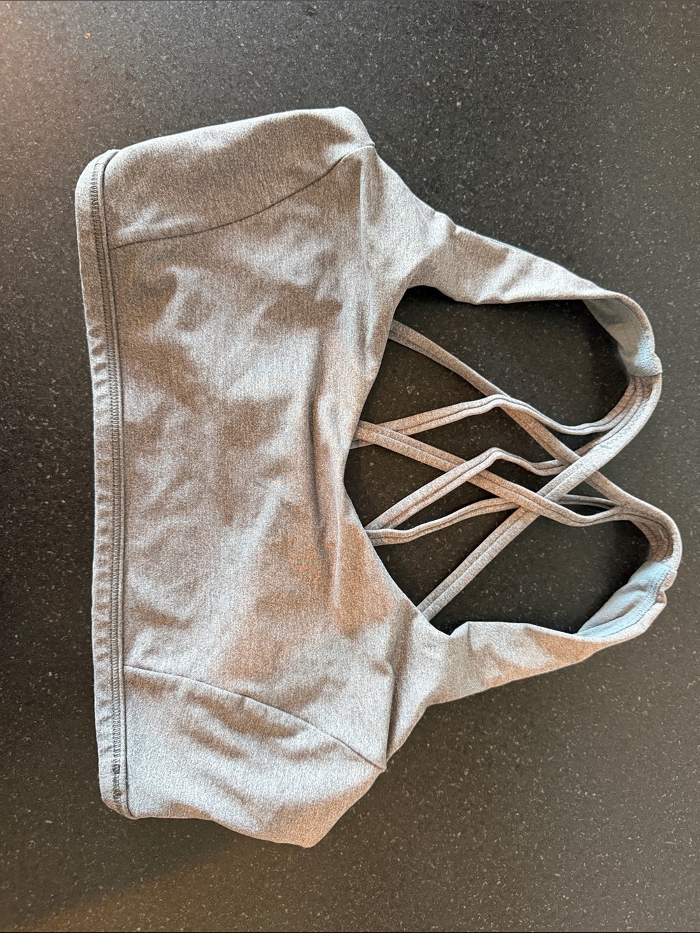 Lululemon Gray Crossback Sports Bra - Women